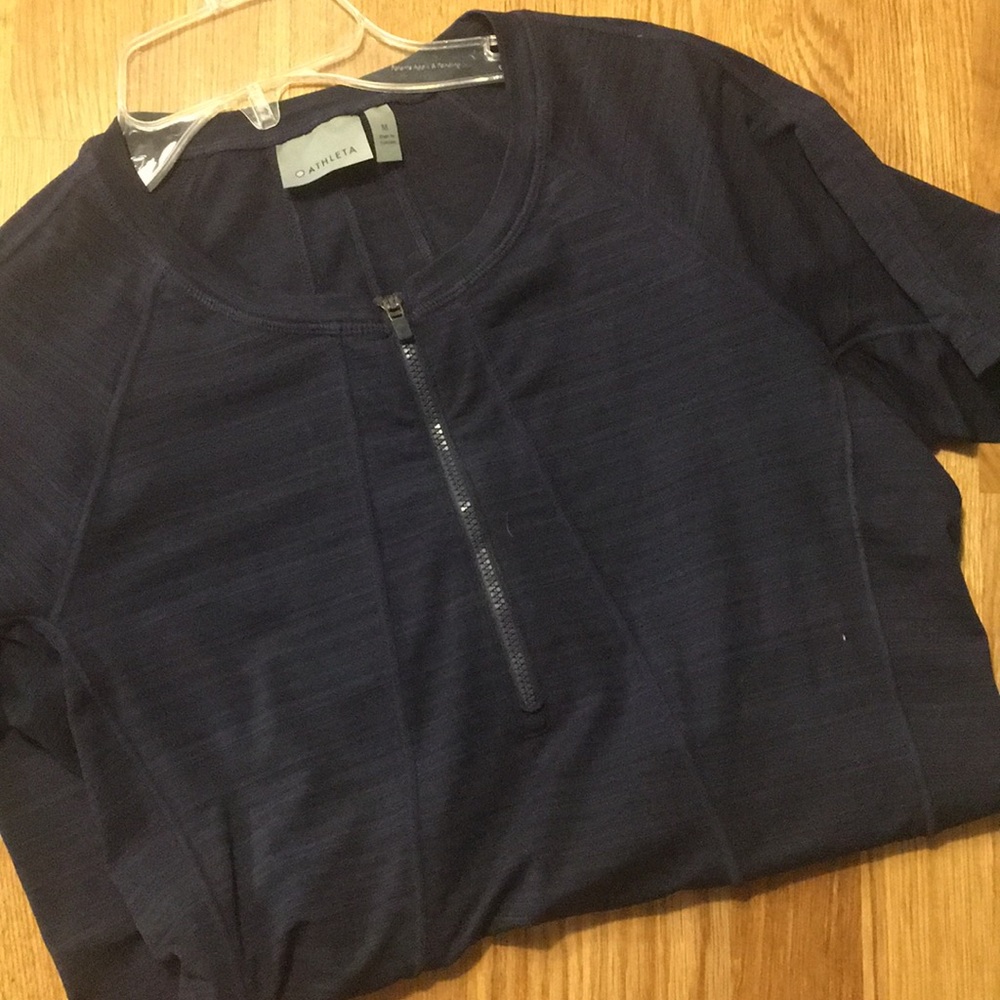 Athleta Pacifica UPF rash guard Navy rashguard